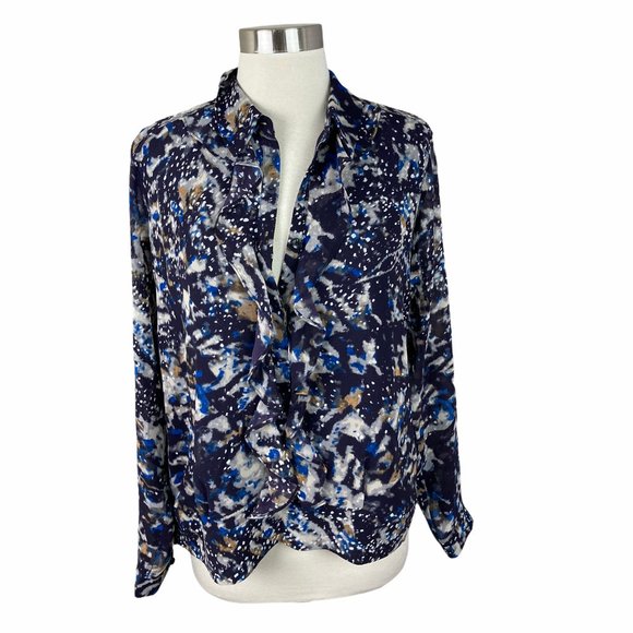 CAbi Starry Night #3066 Ruffle Blouse - Picture 1 of 3